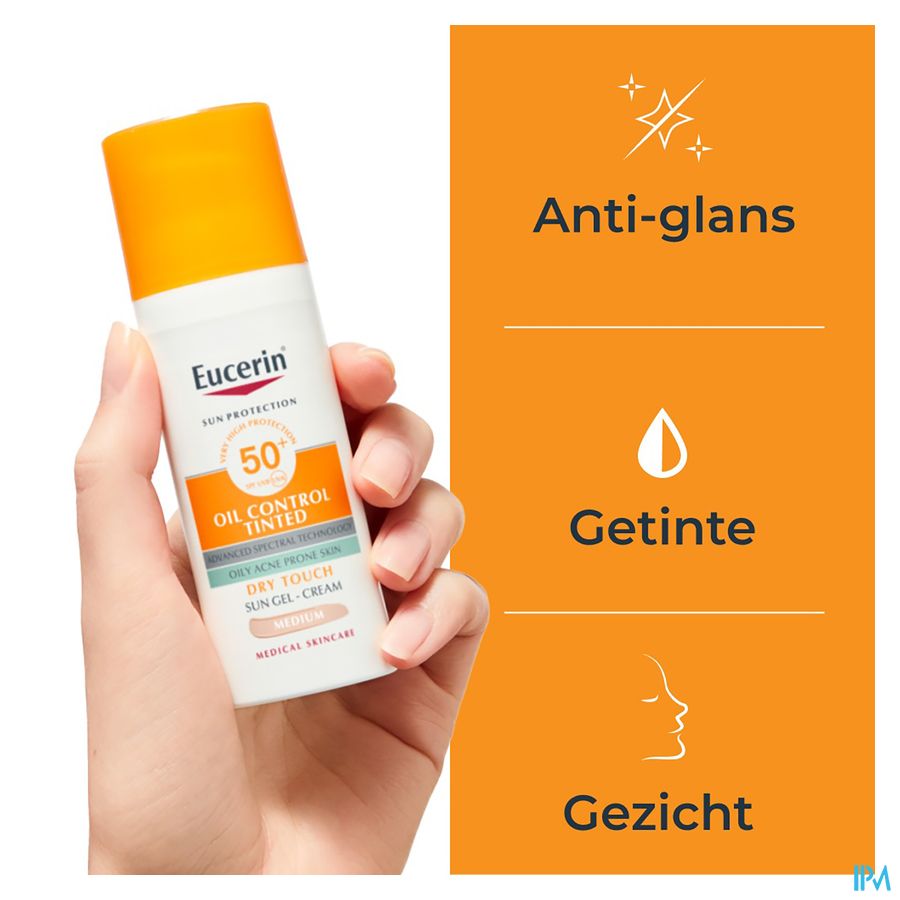 Eucerin Sun Protection Oil Tinted Med Spf50+ 50ml 24