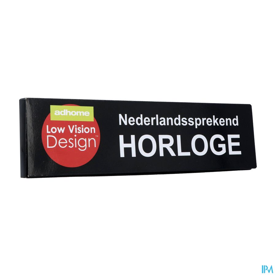 Adhome Sprekend Polshorloge Nederlandstalig Zwart