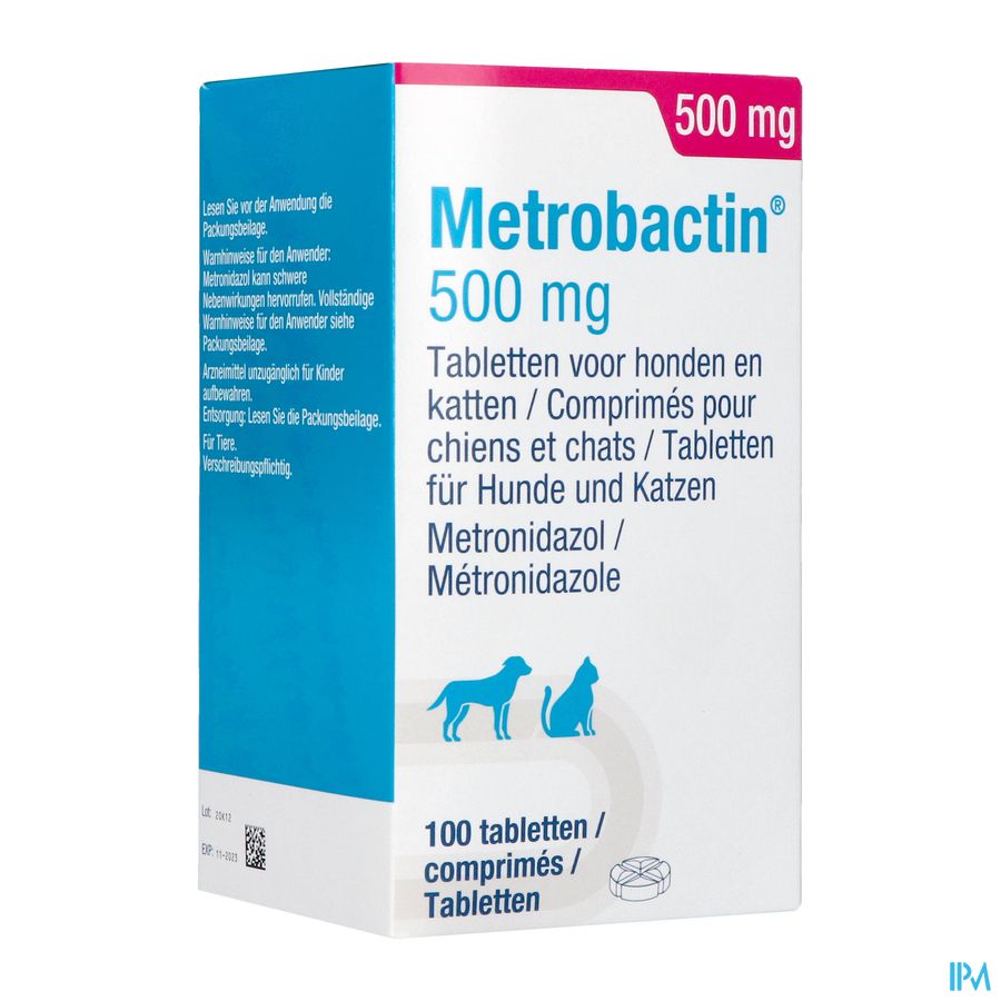Metrobactin 500mg Hond Kat Comp 100 Metrobactin 500mg Hond Kat Comp 100