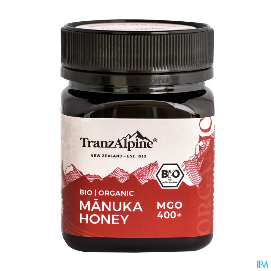 Tranzalpine Bio Manuka Honing Mgo 400+ 250g