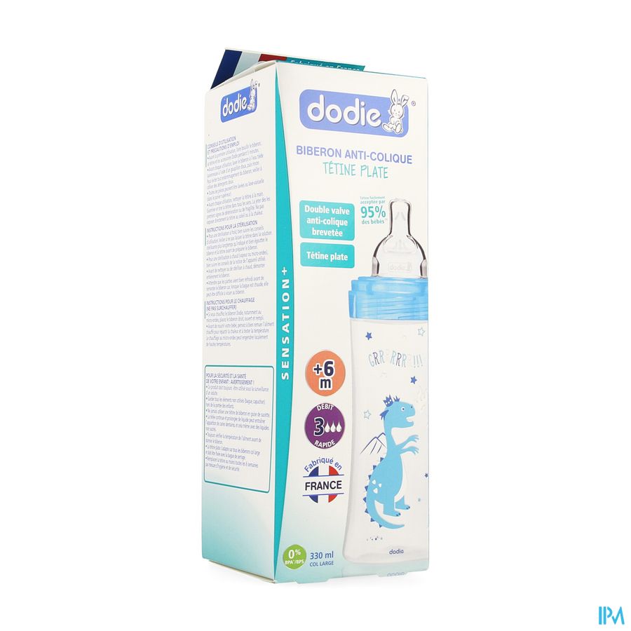 Dodie Zuigfles Sensation+ Garcon 330ml