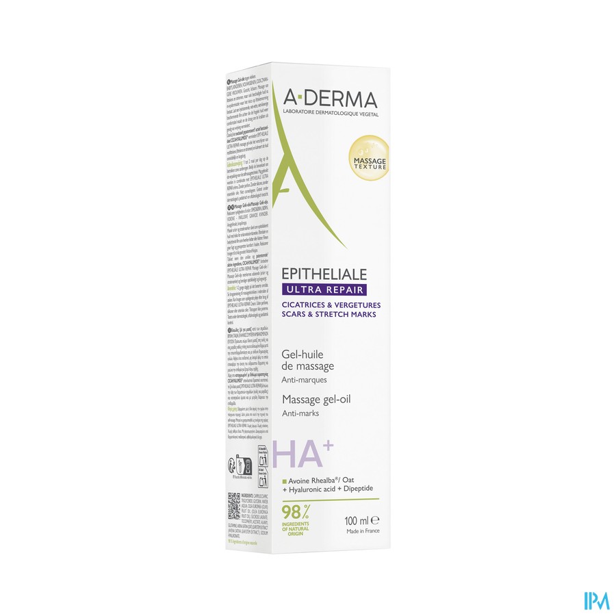 Aderma Epitheliale Ah Gel-olie Massage 100ml