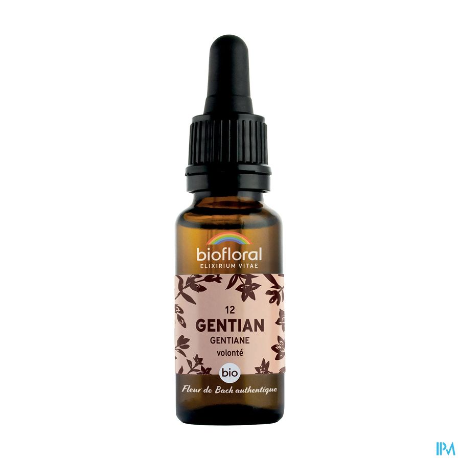 Biofloral Fleurs De Bach 12 Gentian Bio 20ml Biofloral Fleurs De Bach 12 Gentian Bio 20ml