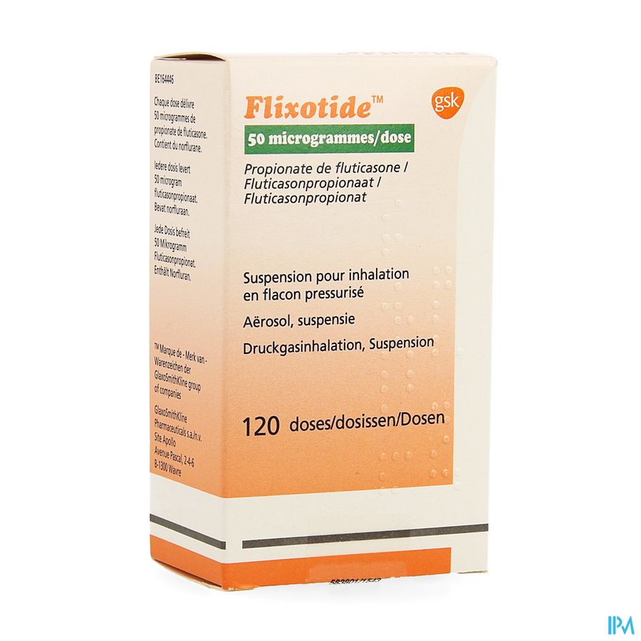 Flixotide Inhalator 120 Doses 50mcg Flixotide Inhalator 120 Doses 50mcg