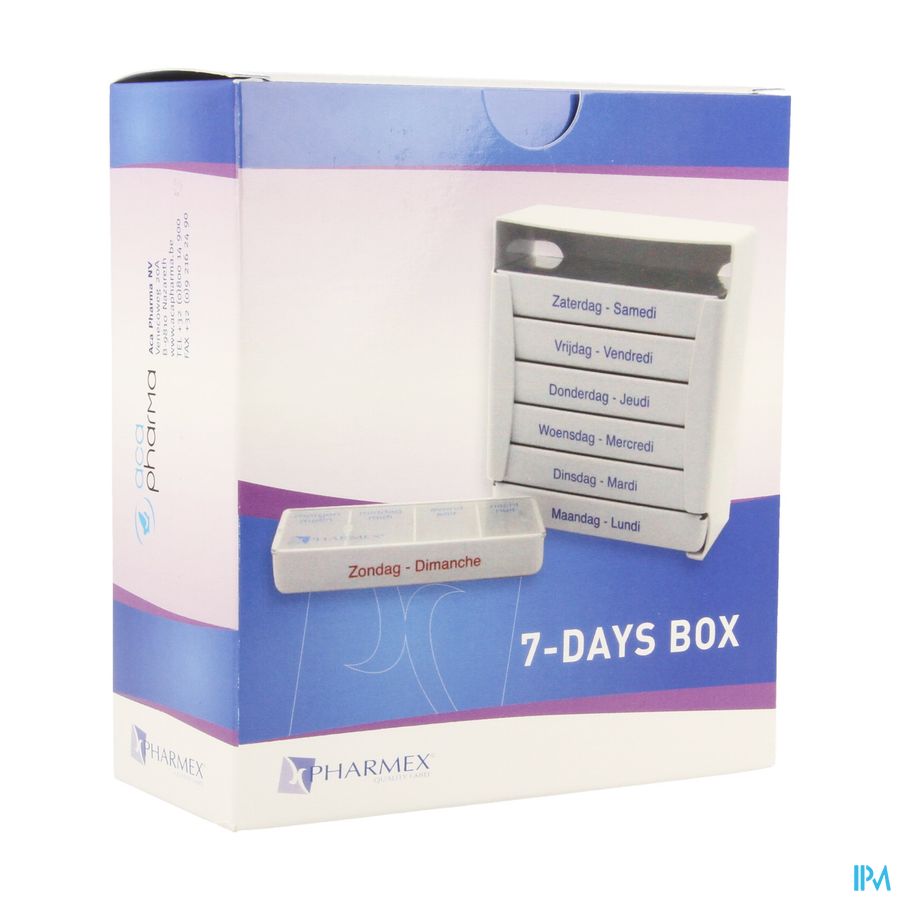 Pharmex Pillbox 7 Dagen Cfr 3114691