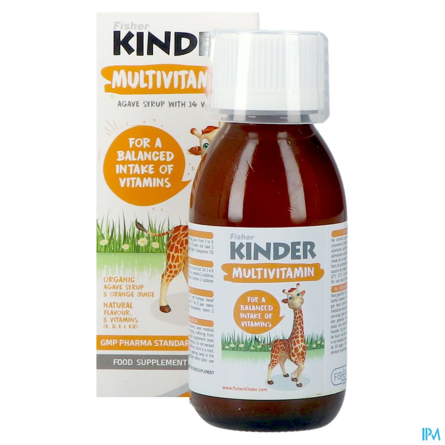 Fisher Kinder Multivitaminen Siroop 125ml 9