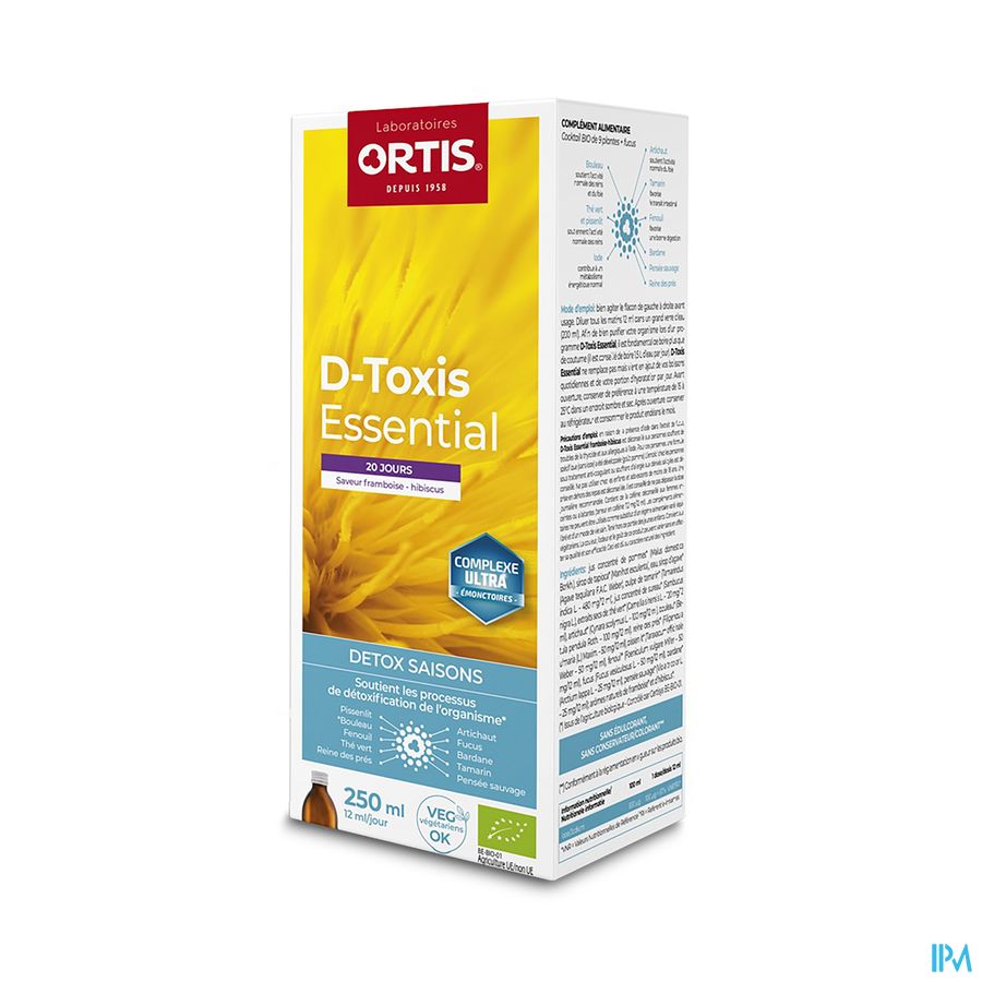 D Toxis Essential Framboise Hibiscus Bio 250ml D Toxis Essential Framboise Hibiscus Bio 250ml