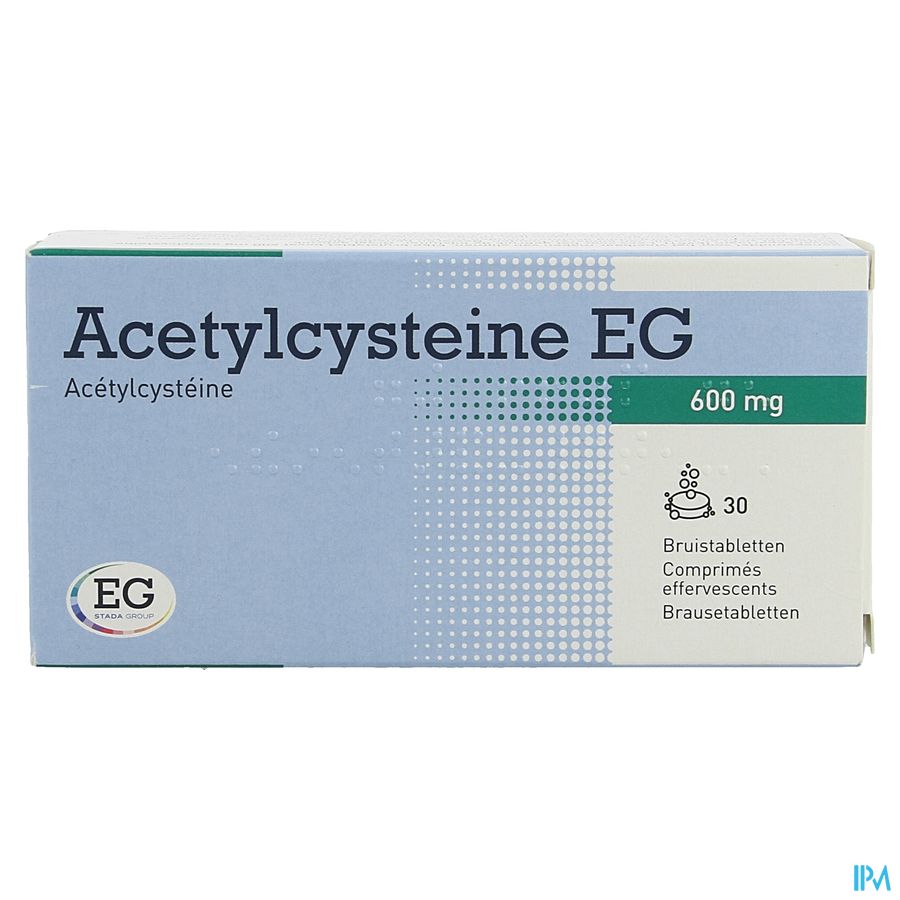 Acetylcysteine EG 600Mg Comp Eff. 30X600Mg 1