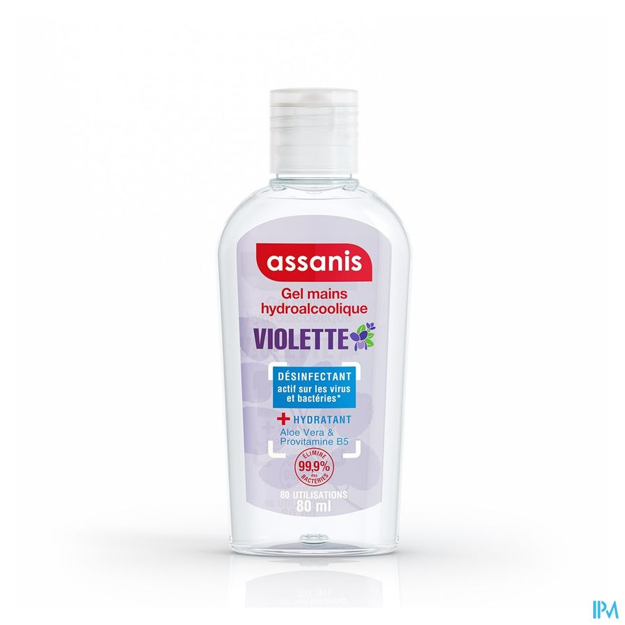 Assanis Gel Mains Violette 80ml