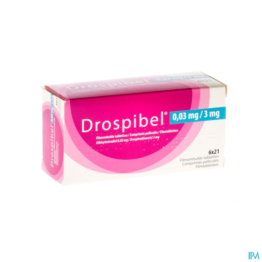 Drospibel 0,03mg Omhulde Tabl 6 X 21