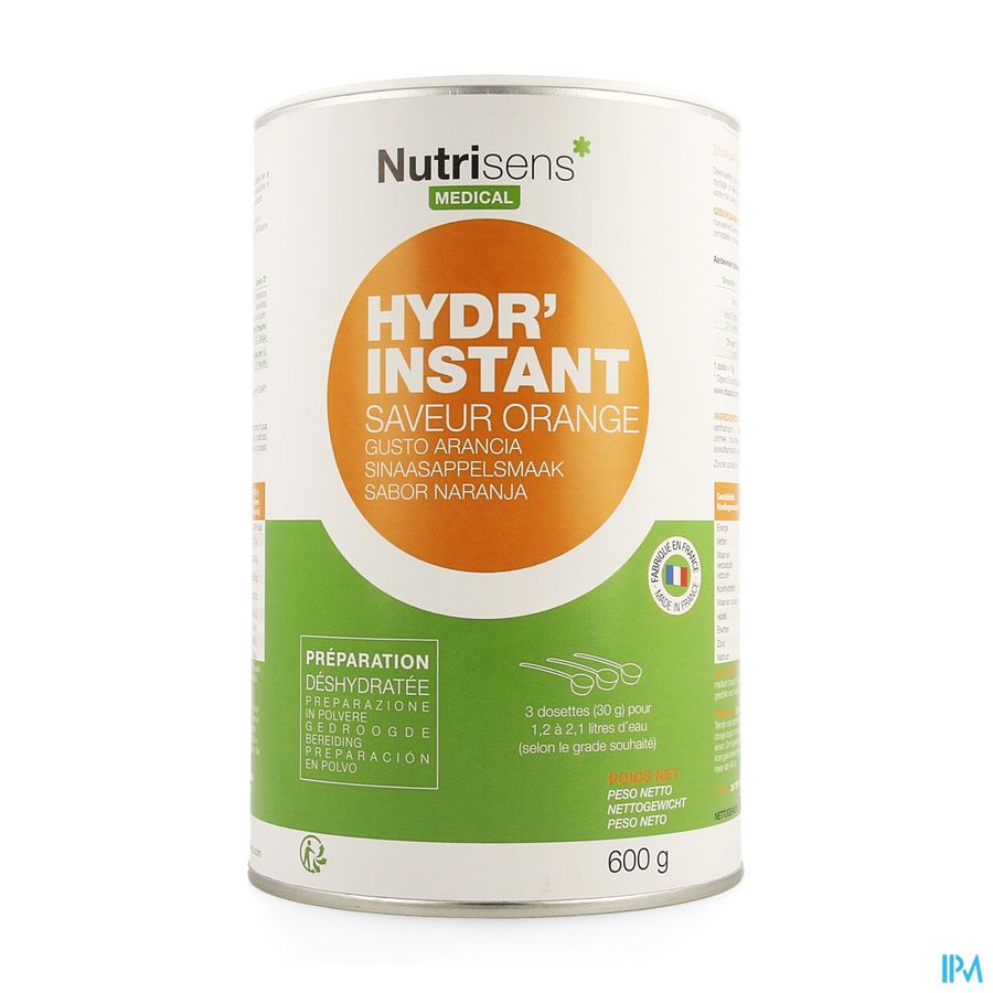 Hydr'instant Sinaasappel 600g Hydr'instant Sinaasappel 600g