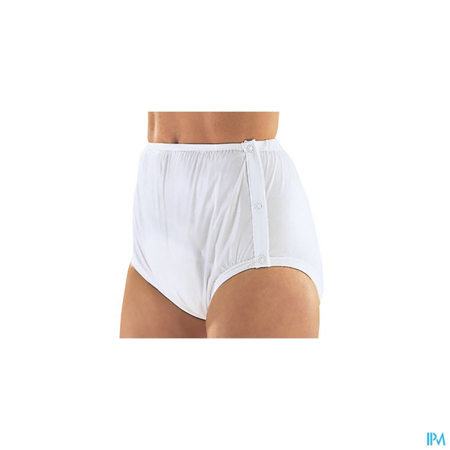 Suprima 1222 Slip Pvc/pes Drukknopen Zij Wit T60 1