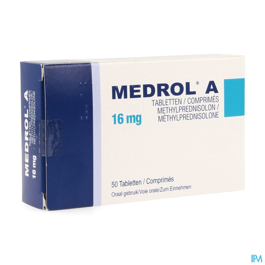 Medrol 16mg Impexeco Comp 50 X 16mg Pip Medrol 16mg Impexeco Comp 50 X 16mg Pip
