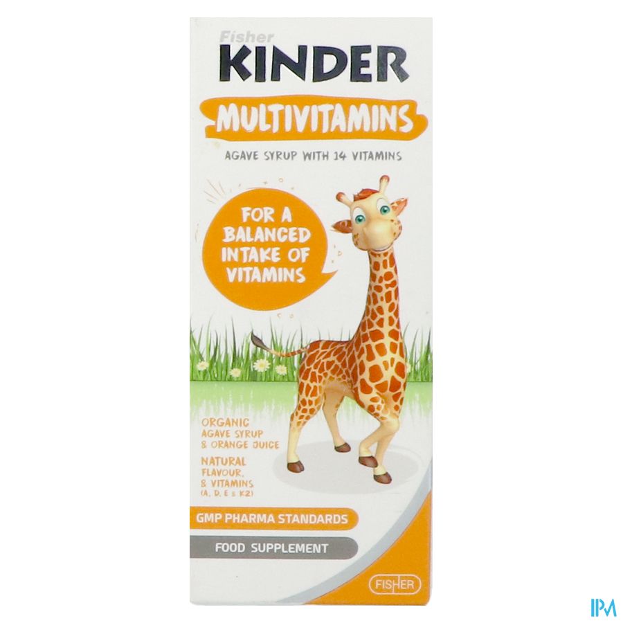 Fisher Kinder Multivitaminen Siroop 125ml 2