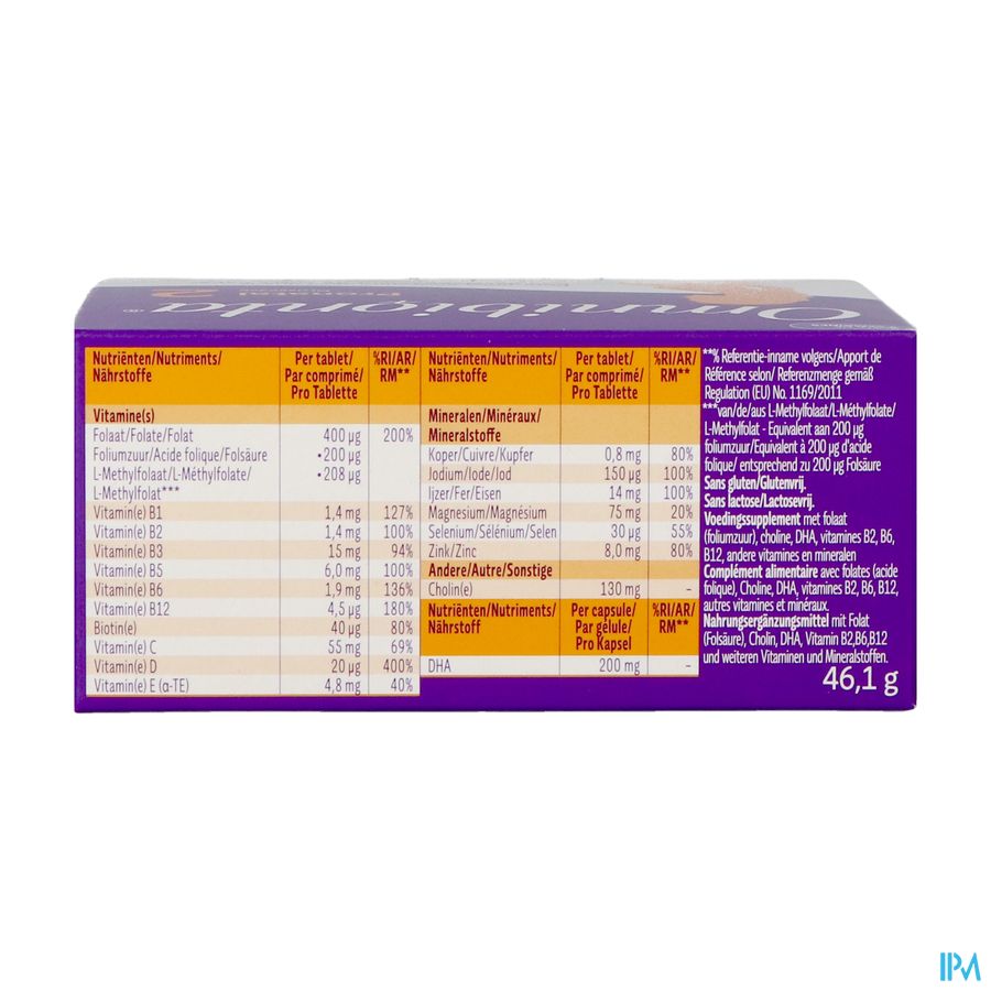 Omnibionta Pronatal 2 Zwanger.4wek Tabl 28+caps 28 4