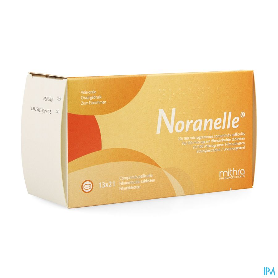 Noranelle 20/100mcg Filmomh Tabl 13 X 21