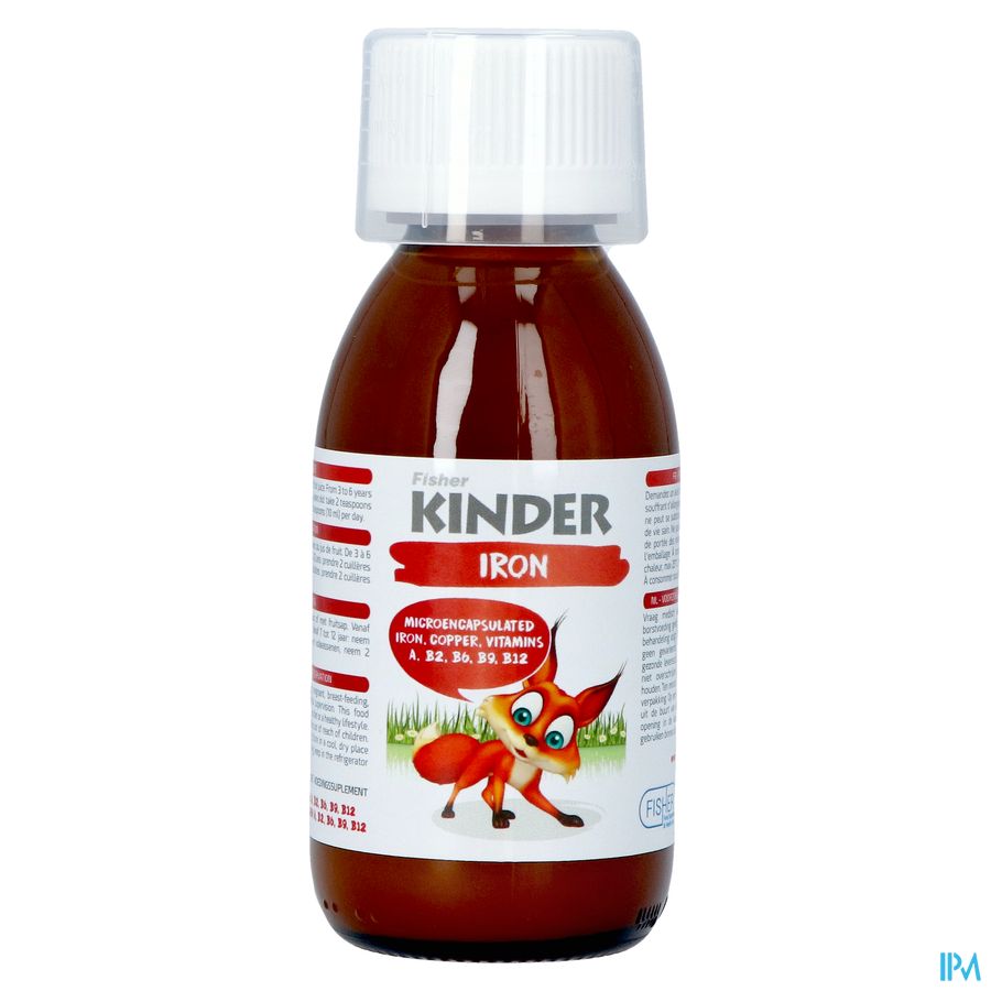 Fisher Kinder Iron Fl 125ml Fisher Kinder Iron Fl 125ml