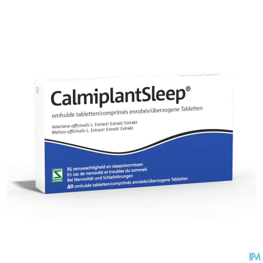 CalmiplantSleep 160Mg/80Mg Omhulde Tabl 40