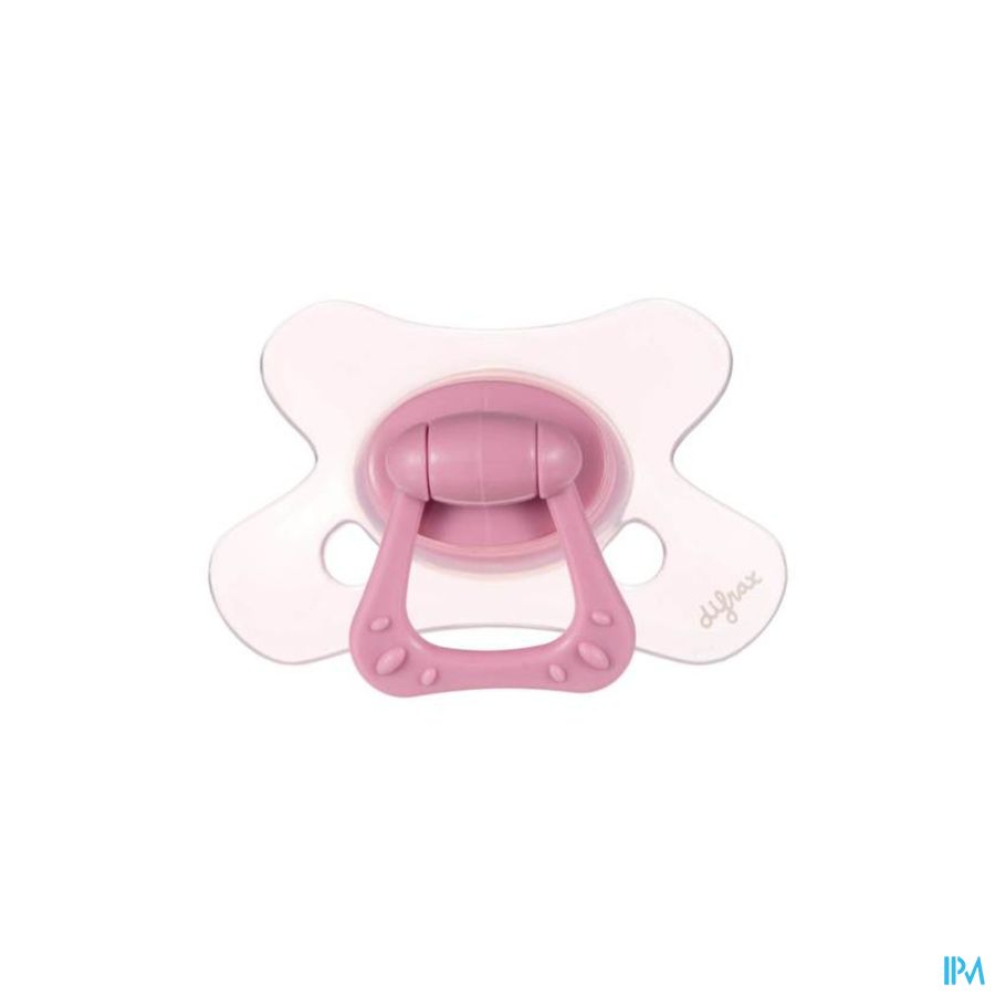 Difrax Fopspeen Natural 18m+ Special Edition Roze