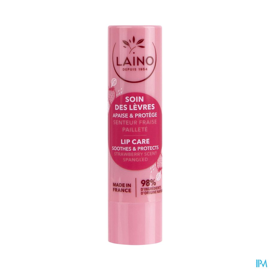 Laino Verzorging Lippen Aardbei 4g Laino Verzorging Lippen Aardbei 4g