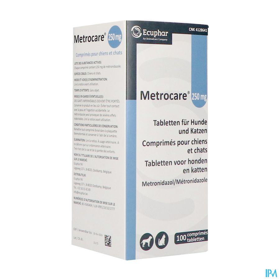 Metrocare 250mg Comp Hond Kat 100 Metrocare 250mg Comp Hond Kat 100