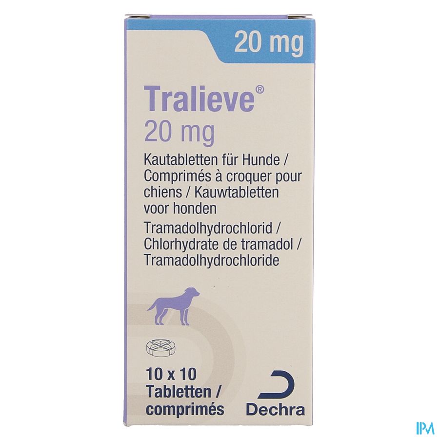 Tralieve 20mg Comp A Croquer Pour Chiens 10 X 10