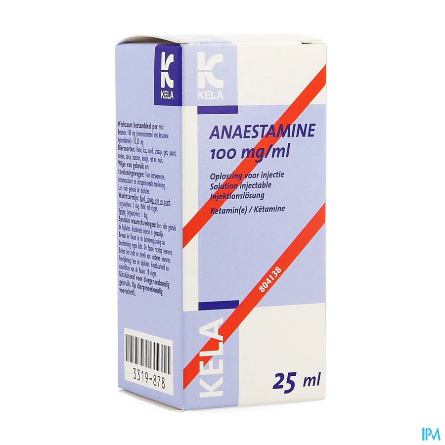 Anaestamine 100mg/ml Opl Inj 25ml Anaestamine 100mg/ml Opl Inj 25ml