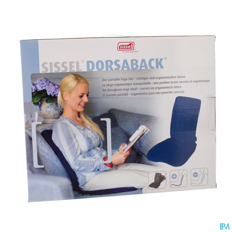 Sissel Dorsaback -pad Rugsteun+assise Zwart Sissel Dorsaback -pad Rugsteun+assise Zwart