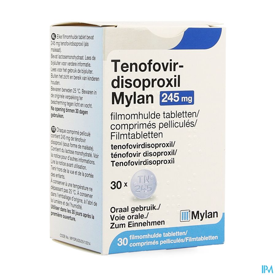 Tenofovir Disoproxil Viatris 245mg Filmomh Tabl 30
