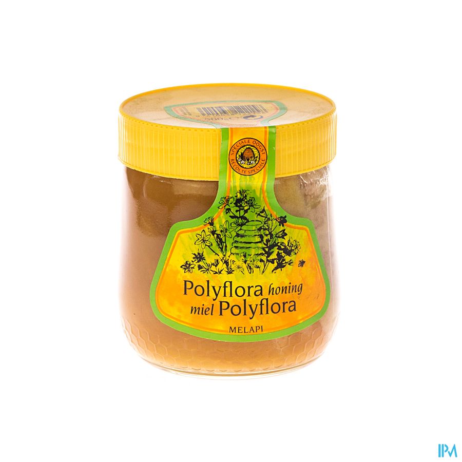Melapi Honing Polyflora Zacht 500g 5531 Revogan Melapi Honing Polyflora Zacht 500g 5531 Revogan