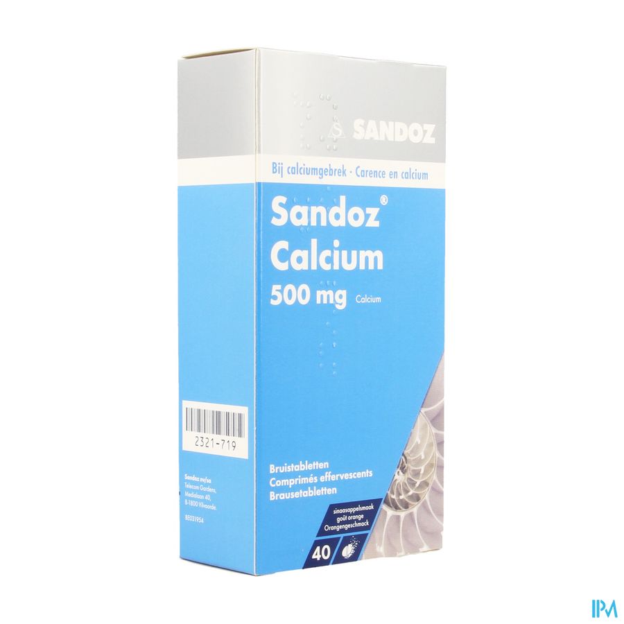 Sandoz Calcium Bruistabl-comp Eff 40 Orange