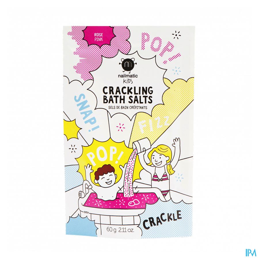 Nailmatic Kids Knetterend Badzout Roze 60g Nailmatic Kids Knetterend Badzout Roze 60g