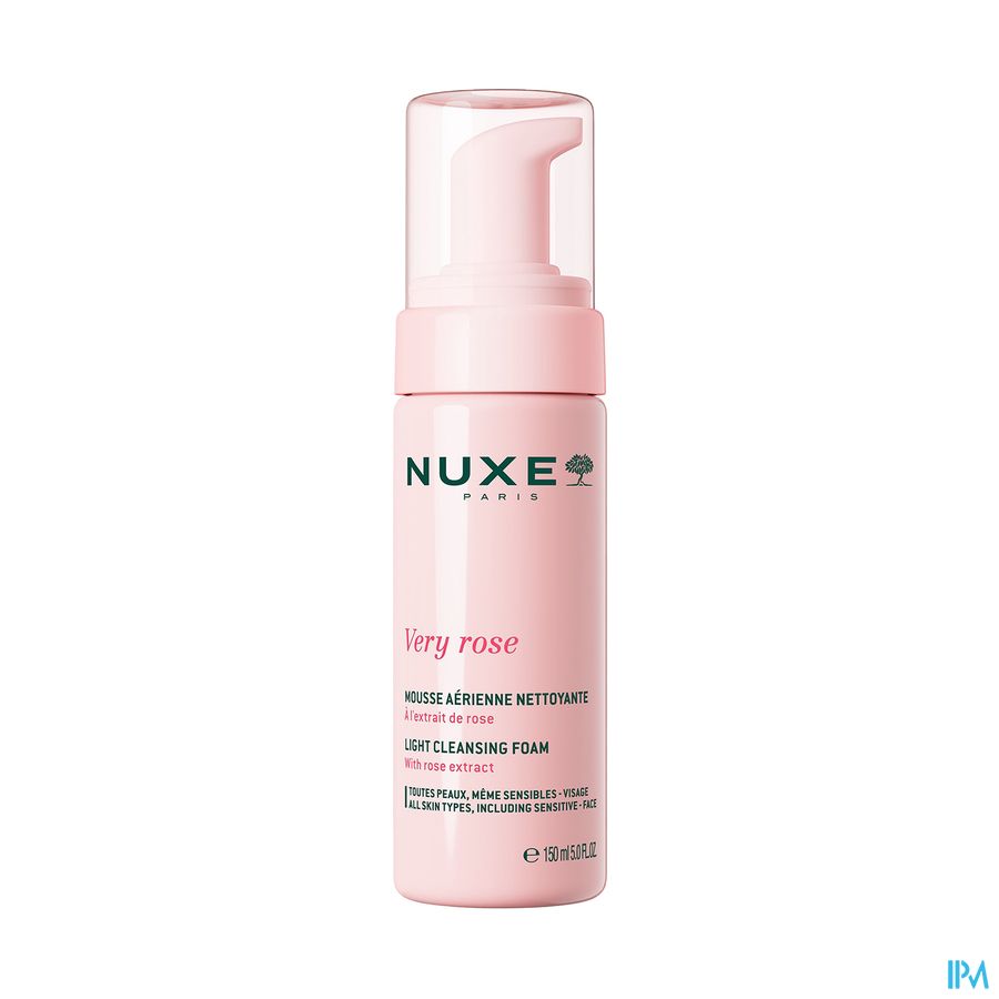 Nuxe Very Rose Luchtige Reinigingsschuim 150ml Nf