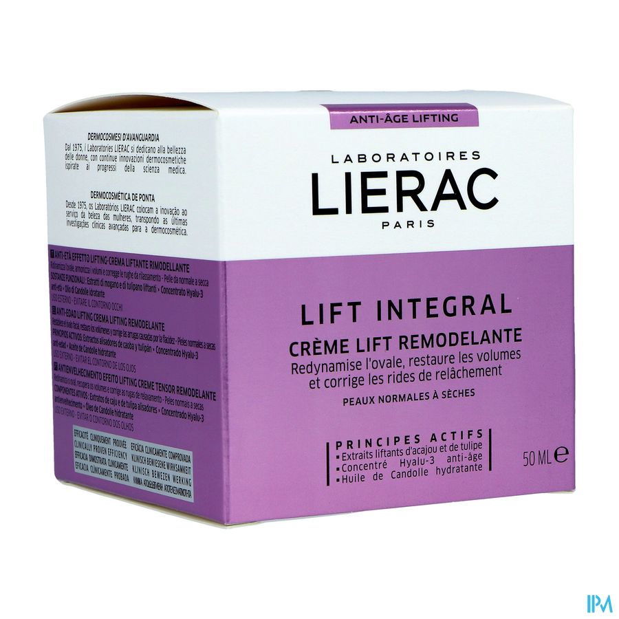 Lierac Lift Integral Creme Remodelante Pot 50ml