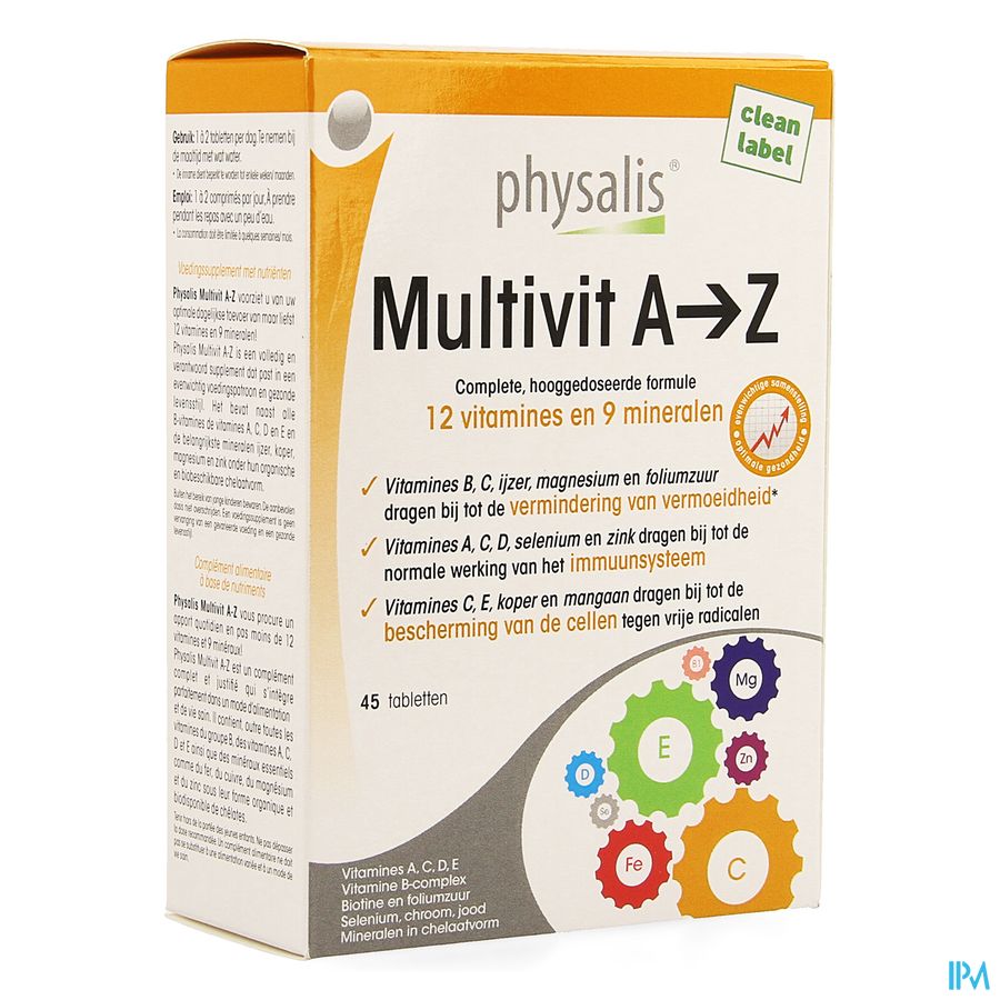 Physalis Multivit A-z Comp 45 Nf Physalis Multivit A-z Comp 45 Nf