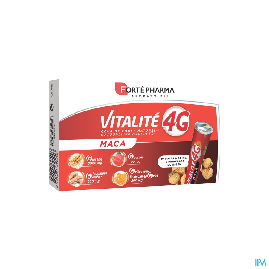 Vitalite 4g Maca Doses 10