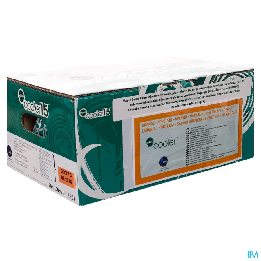 Msud Cooler 15 Orange/oranje Nf 30 X 130ml Msud Cooler 15 Orange/oranje Nf 30 X 130ml