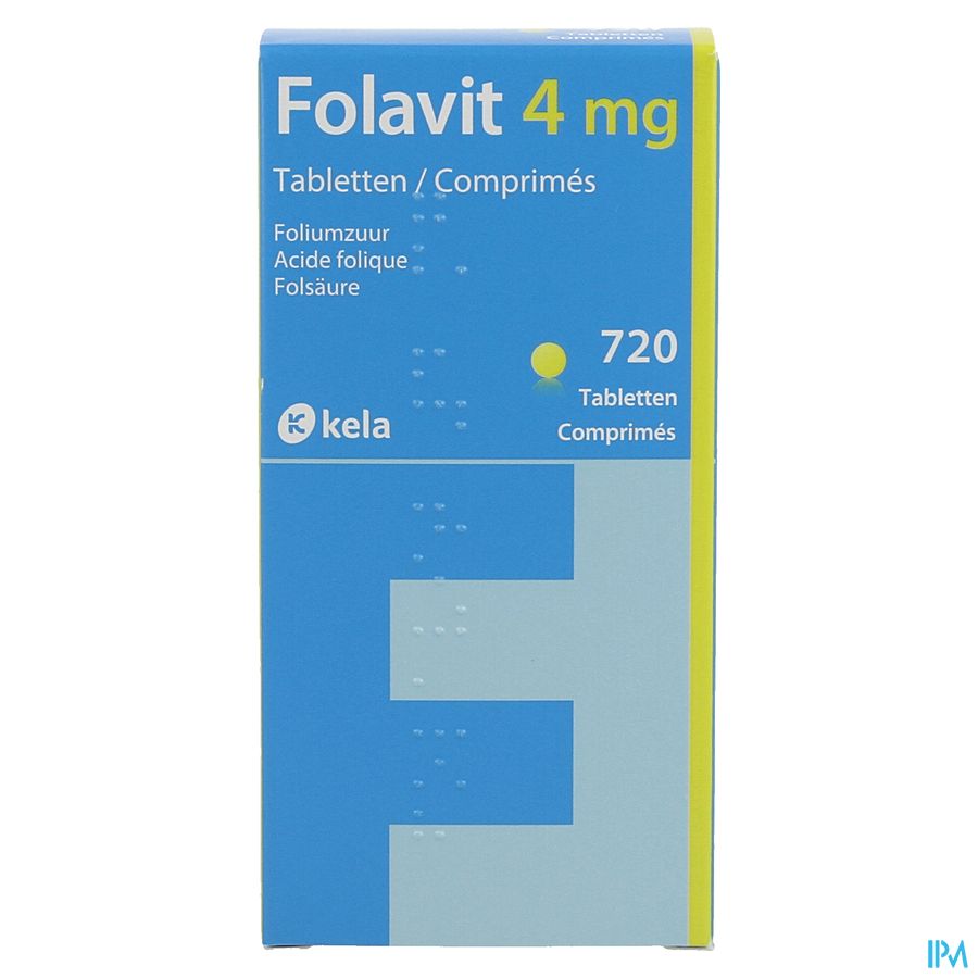 Folavit 4mg Comp 720 X 4mg 1