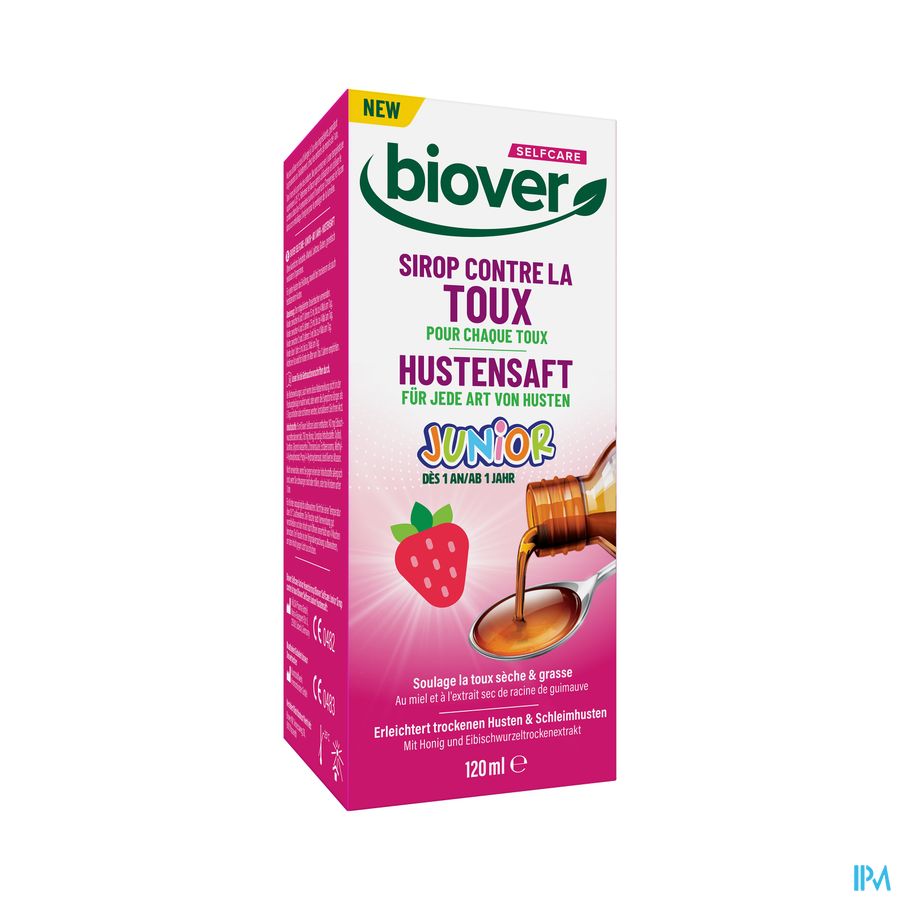 Biover Selfcare Hoestsiroop Junior 120ml Biover Selfcare Hoestsiroop Junior 120ml