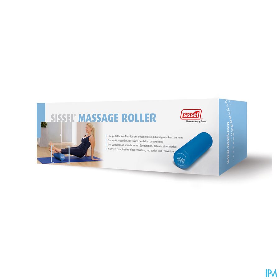 Sissel Pilates Roller Pro 45cm Blauw