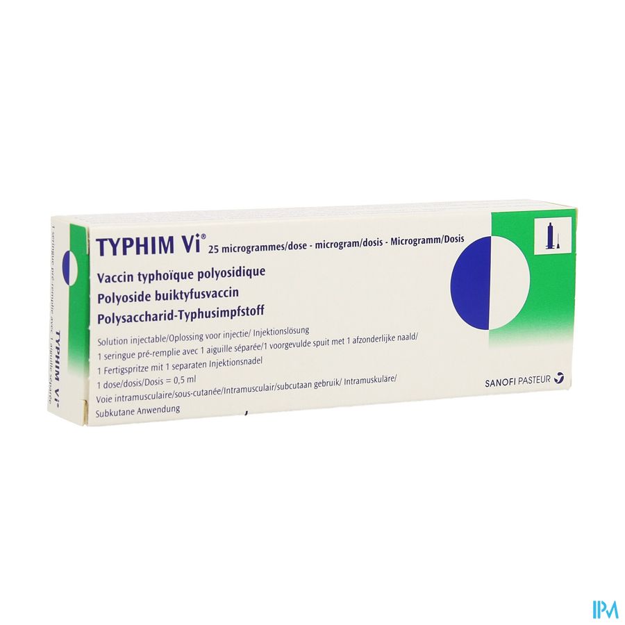 Typhim Vi 25mcg/dosis Voorg.sp 1 X 0,5ml+1 Afz Nld Typhim Vi 25mcg/dosis Voorg.sp 1 X 0,5ml+1 Afz Nld