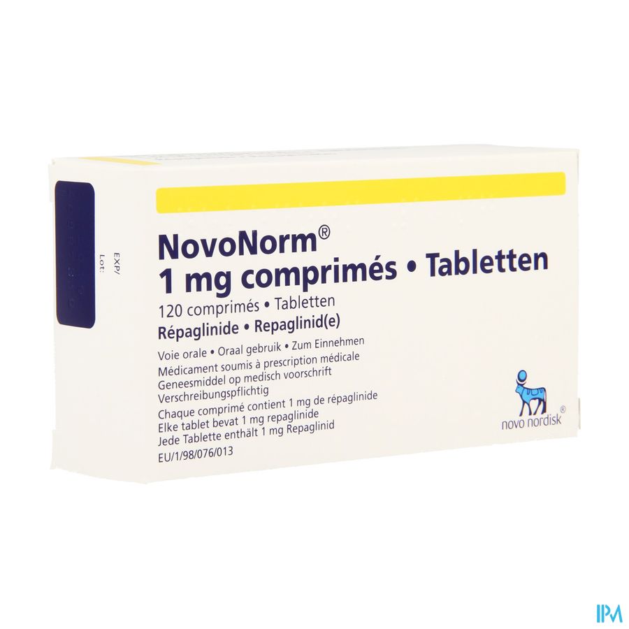 Novonorm Comp 120 X 1,00mg Novonorm Comp 120 X 1,00mg