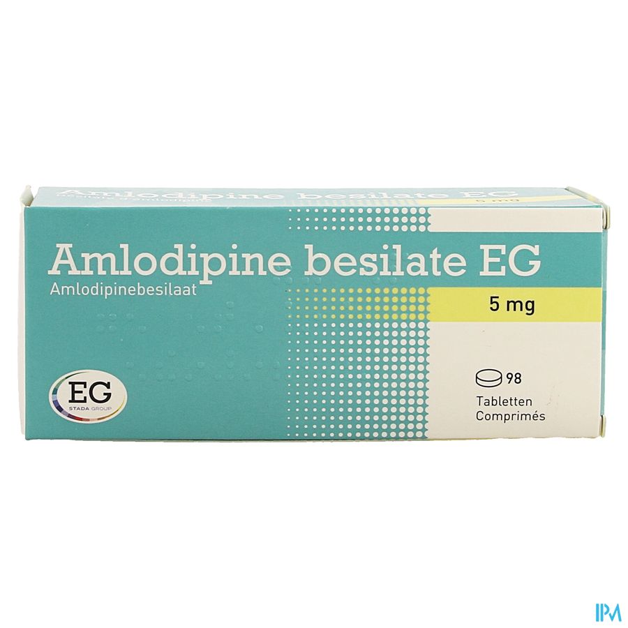Amlodipine Besilate EG Comp  98X 5Mg 1