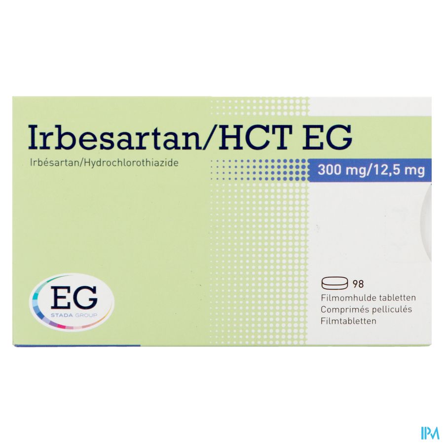 Irbesartan Hct EG 300 Mg/12,5 Mg Filmomh Tabl 98 2