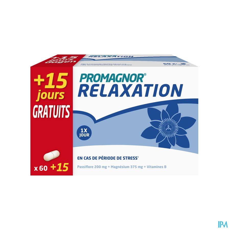 Promagnor Relaxation Caps 60+15 Gratuit Promo Promagnor Relaxation Caps 60+15 Gratuit Promo