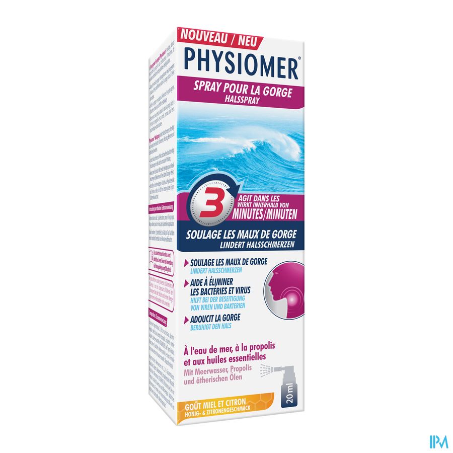 Physiomer Mal De Gorge Spray 20ml Physiomer Mal De Gorge Spray 20ml