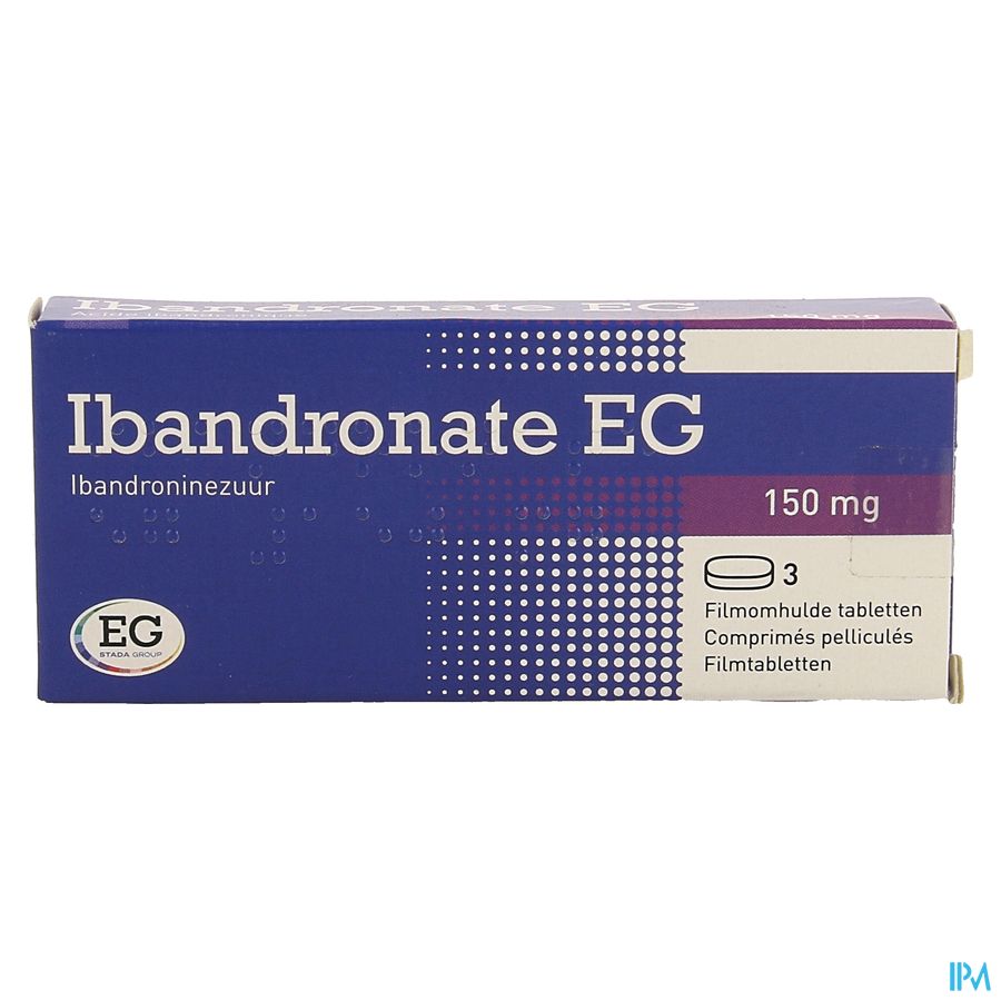 Ibandronaat EG 150 Mg Filmomh Tabl 3 X 150 Mg 1