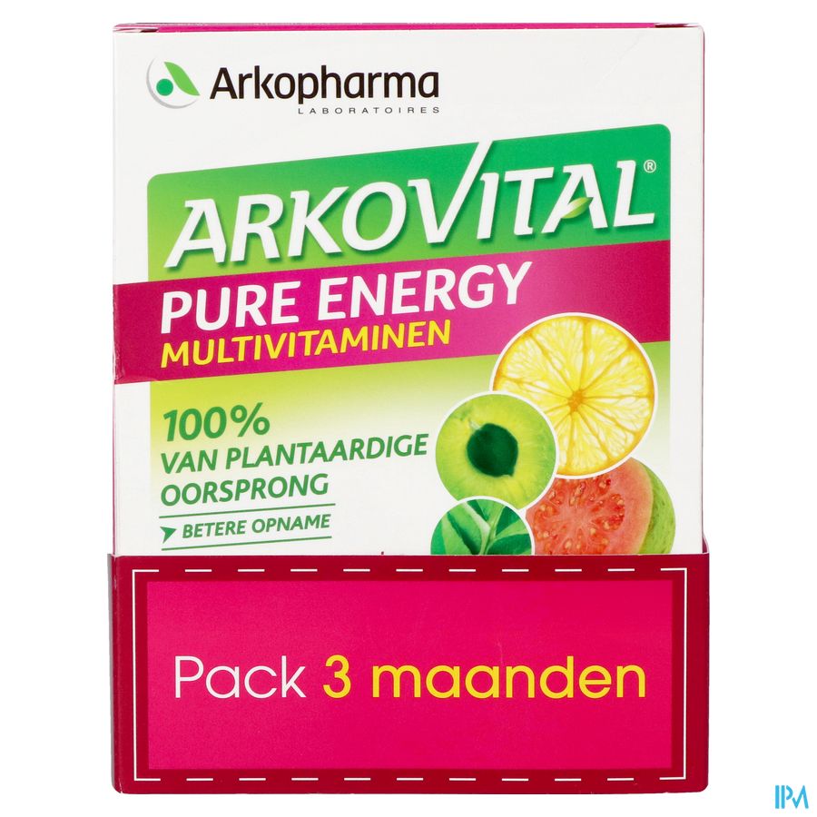 Arkovital Pure Energy 3maand Tabl 3x30 3