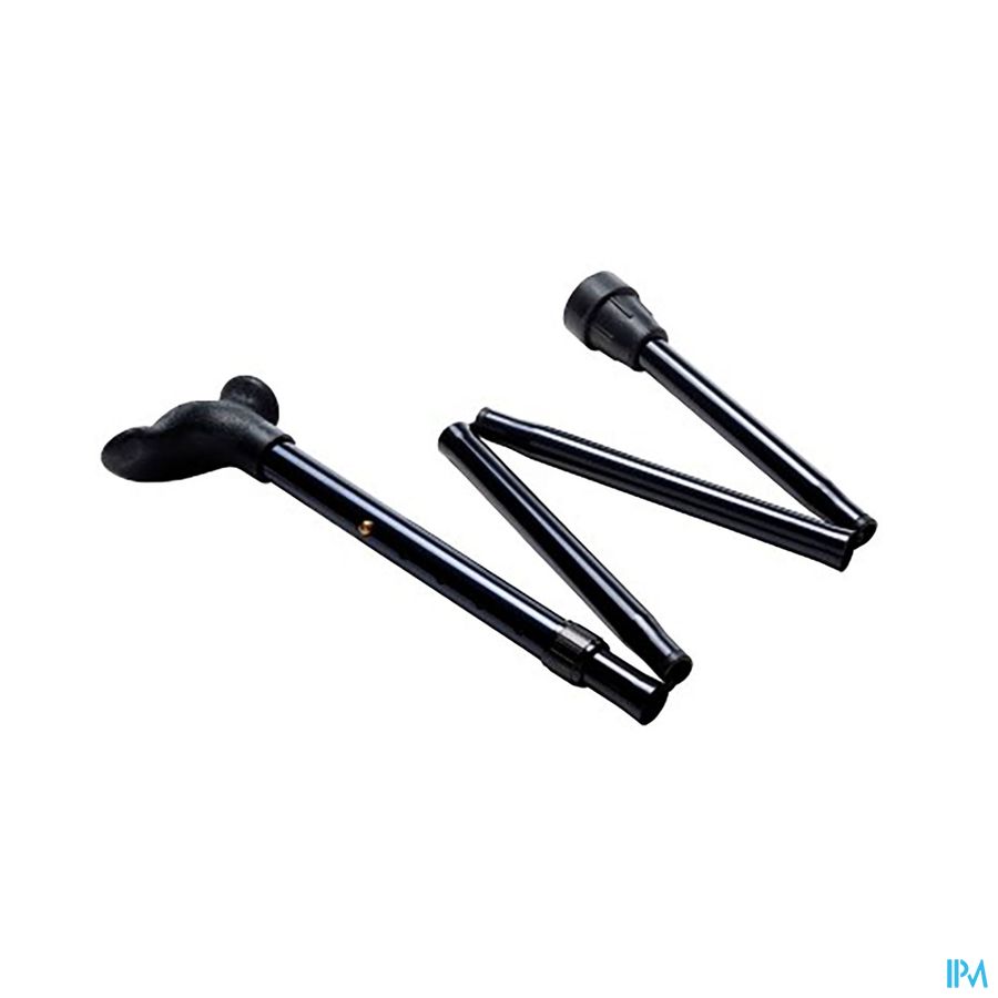 Bota Gaanstok Quattro Plooib. Anatom. Zwart Rechts Bota Gaanstok Quattro Plooib. Anatom. Zwart Rechts