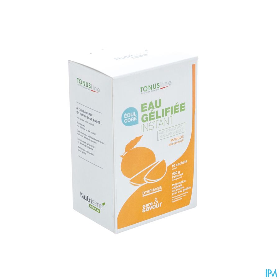 Gelwater Instant Zoetstof Mango 10x25g Gelwater Instant Zoetstof Mango 10x25g